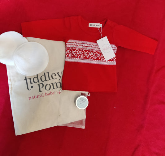 Mum and baby breastfeeding gift set 