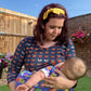 Boob Over the Rainbow Skater Dress - Stylish Mum Nursing dresses UK
