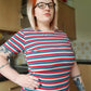Cara Stripe Breastfeeding Dress WAS £38.99 - Stylish Mum