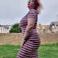 Cara Stripe Breastfeeding Dress WAS £38.99 - Stylish Mum