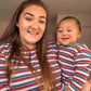 Cara Stripe Breastfeeding Top - Stylish Mum
