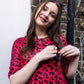 Evelyn Leopard Midi Breastfeeding Dress - Stylish Mum