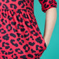 Evelyn Leopard Midi Breastfeeding Dress - Stylish Mum