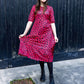 Evelyn Leopard Midi Breastfeeding Dress - Stylish Mum