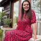 Evelyn Leopard Midi Breastfeeding Dress - Stylish Mum