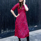 Evelyn Leopard Midi Breastfeeding Dress - Stylish Mum
