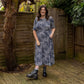 Lola Leopard Midi Breastfeeding Dress - Stylish Mum for nursing dresses UK