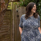 Lola Leopard Midi Breastfeeding Dress - Stylish Mum