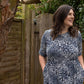 Lola Leopard Midi Breastfeeding Dress - Stylish Mum