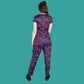 Pre Order Purple Leopard Breastfeeding Jumpsuit - Stylish Mum