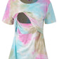 Pre-Order Tie Dye Breastfeeding Top - Stylish Mum