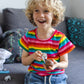 Rainbow Stylish Kid T-shirt - Stylish Mum