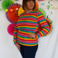 Rainbow Breastfeeding Top | Nursing Top | Fashionable Breastfeeding Clothes UK by Stylish Mum 