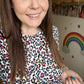 Ruby Rainbow Leopard Breastfeeding Dress - Stylish Mum
