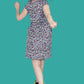 Ruby Rainbow Leopard Breastfeeding Dress - Stylish Mum