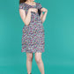Ruby Rainbow Leopard Breastfeeding Dress - Stylish Mum