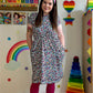 Ruby Rainbow Leopard Breastfeeding Dress - Stylish Mum for breastfeeding jumpers UK