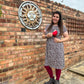 Ruby Rainbow Leopard Breastfeeding Dress - Stylish Mum