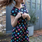 Shona Spot Breastfeeding Dress - Stylish Mum