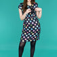 Shona Spot Breastfeeding Dress - Stylish Mum