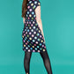 Shona Spot Breastfeeding Dress - Stylish Mum
