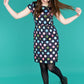 Shona Spot Breastfeeding Dress - Stylish Mum