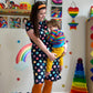 Shona Spot Breastfeeding Dress - Stylish Mum or nursing dresses UK