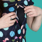 Shona Spot Breastfeeding Dress - Stylish Mum