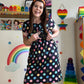 Shona Spot Breastfeeding Dress - Stylish Mum or nursing dresses UK