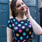 Shona Spot Breastfeeding Dress - Stylish Mum