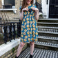 Sunflower Breastfeeding Dress - Stylish Mum