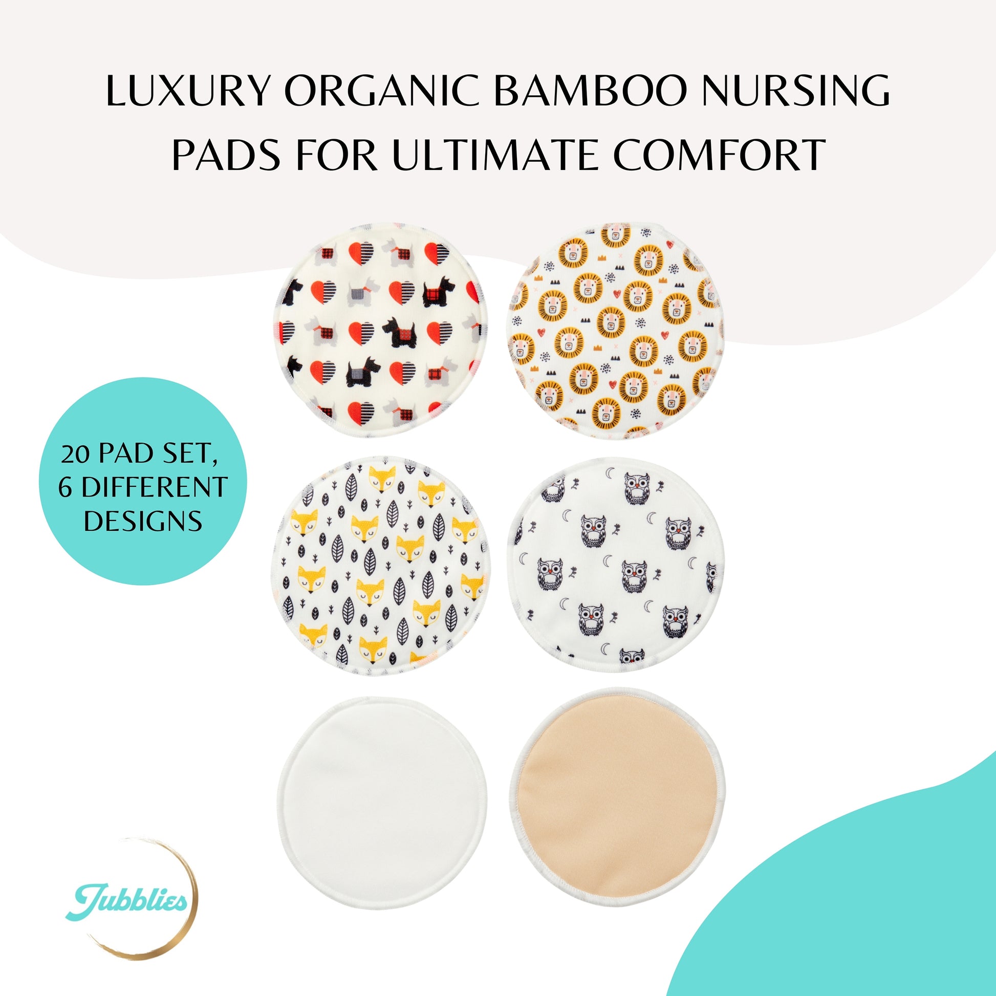Luxury organic bamboo breast pads online shopping | Jubblies