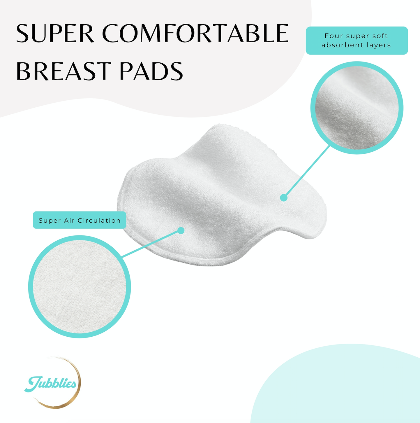 Trial Pack - reusable nursing breast pads (strictly one pack per order)