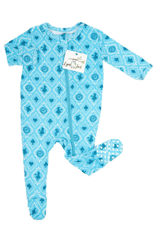 Wonderland Baby Bodysuit Footie