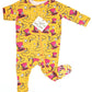 Mad Hatter Baby Bodysuit Footies for up to one years old